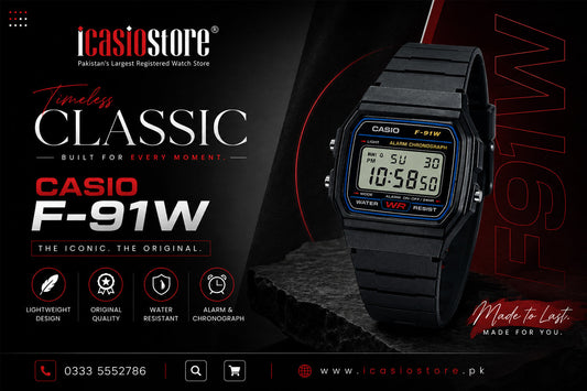 CASIO F-91W-1DG: THE WATCH THAT BECAME A LEGEND