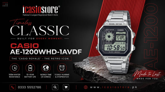 Casio AE-1200WHD-1AVDF: The "Casio Royale"