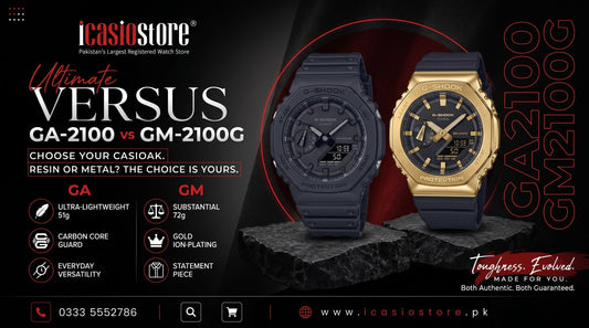 GA-2100 vs GM-2100G-1A9DR: Which You Should Buy?