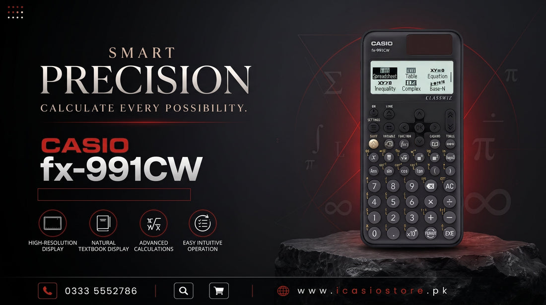Original CASIO fx-991CW ClassWiz calculator in Pakistan