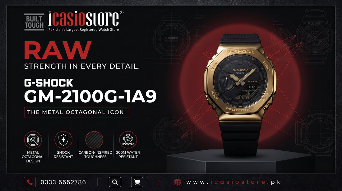 Casio G-Shock GM-2100G-1A9DR: When the CasiOak Goes Full Metal