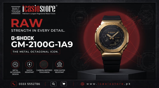 Casio G-Shock GM-2100G-1A9DR: When the CasiOak Goes Full Metal