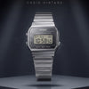 CASIO Vintage watches with retro digital displays and classic metal bracelet designs