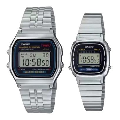 Casio Couple A159W-N1DF/ LA-670WA-1DF