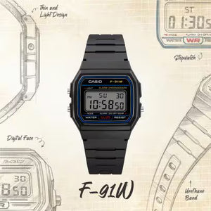 F-91W-1 Watch icasiostore