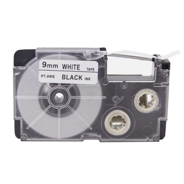 PUTY-10PCS-tape-9mm-8m-PT-9WE-XR-9WE-black-on-white-tape-cartridge-for-EZ