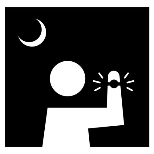 Easy to see in darkness
