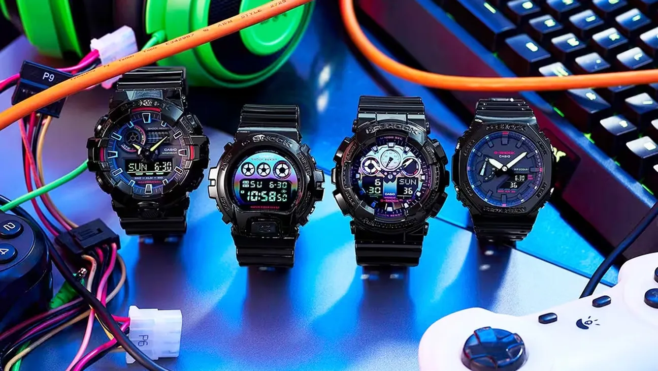 Casio-G-Shock--dual-color-watches